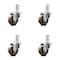 Service Caster 3 Inch High Temp Glass Filled Nylon Wheel Swivel 7/8 Inch Square Stem Caster Set SCC-SQ20S314-GFNSHT-78-4 - alternate 2